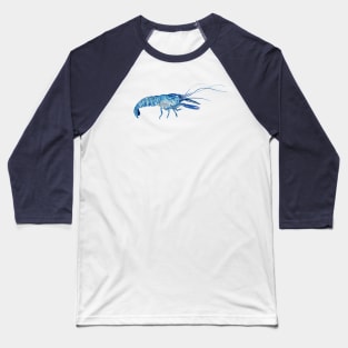 Blue Crayfish Baseball T-Shirt